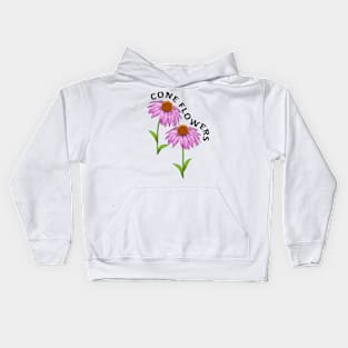 Cone Flowers Kids Hoodie